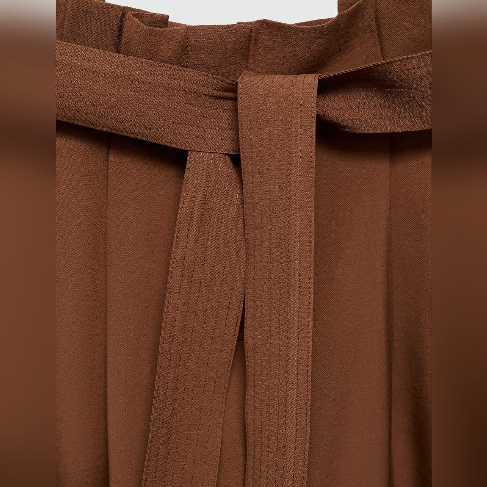 MANGO Belted Pants - Picture 2 of 4